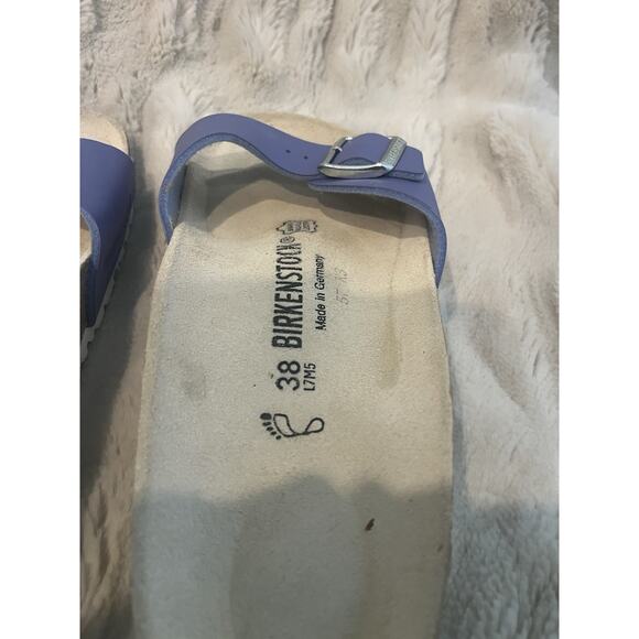 Birkenstock Madrid Sandals - Size 38 - Purple Leather - Made in Germany - US 8 - Picture 3 of 7